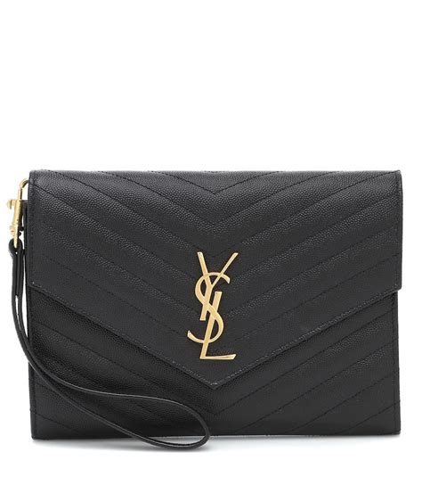 ysl monogram clutch insert.